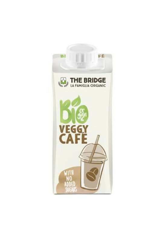 Növényi ital, bio, dobozos, 0,2 l, THE BRIDGE "Veggy Café", rizs, mandulás-kávés