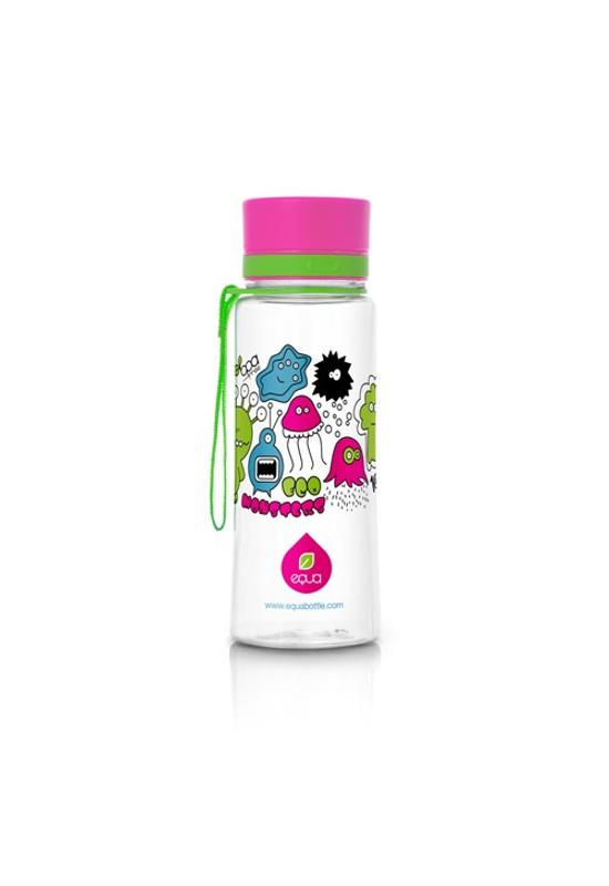 EQUA kulacs pink szörnyecskés 600 ml